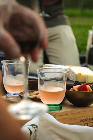 Wine glass tumbler in two tones | Leadingware